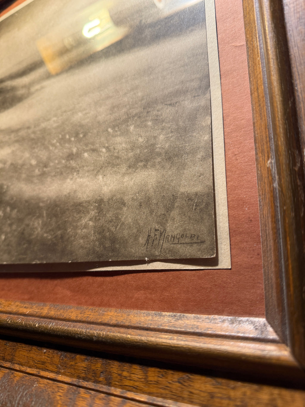 H. F. Mangold for John Drescher Co., New York – Tonalist Landscape Photogravure, c. 1908–1918