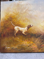 Eugene Kingman Sporting Dog Oil Painting, c. 1960s