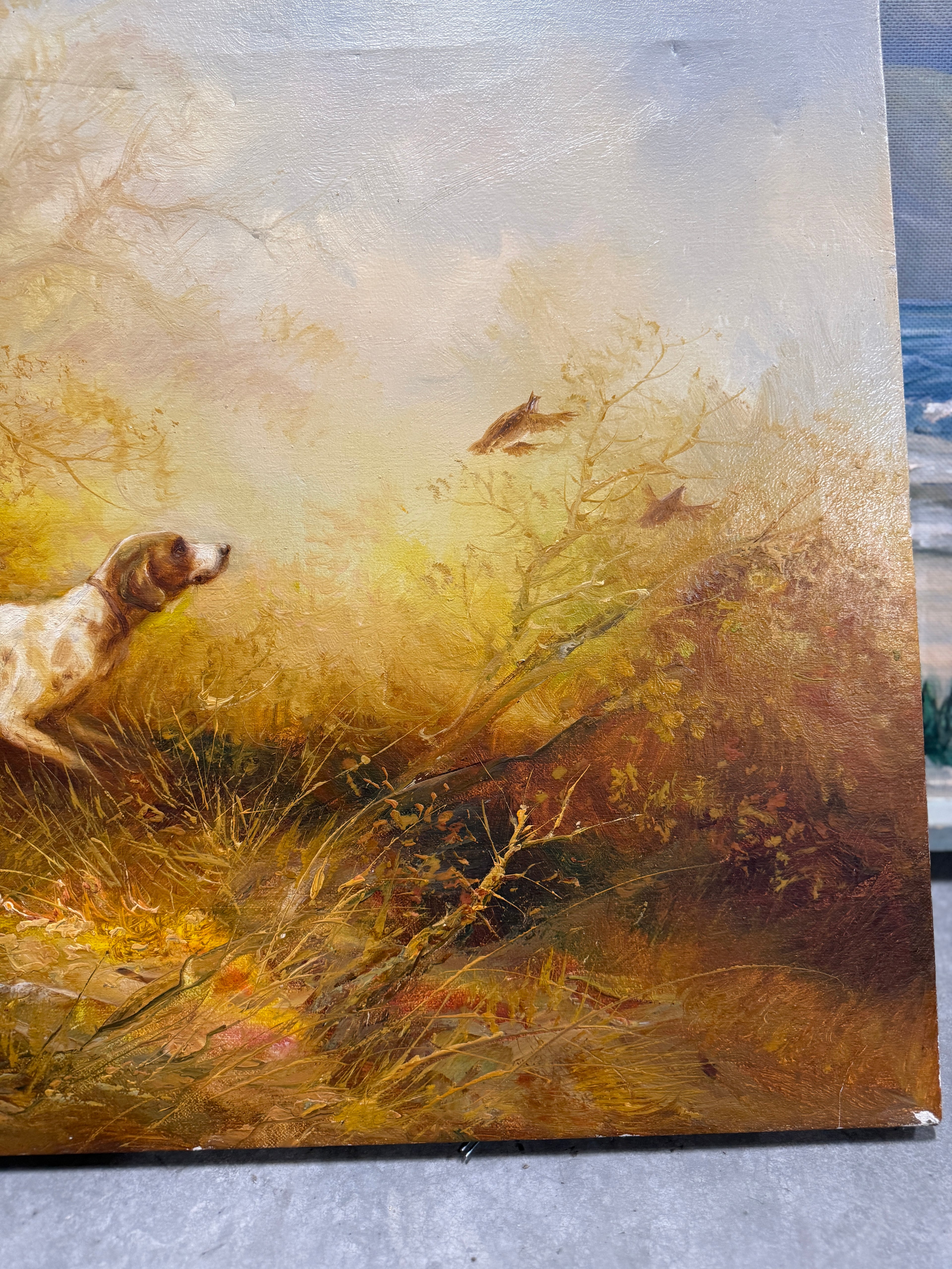 Eugene Kingman Sporting Dog Oil Painting, c. 1960s