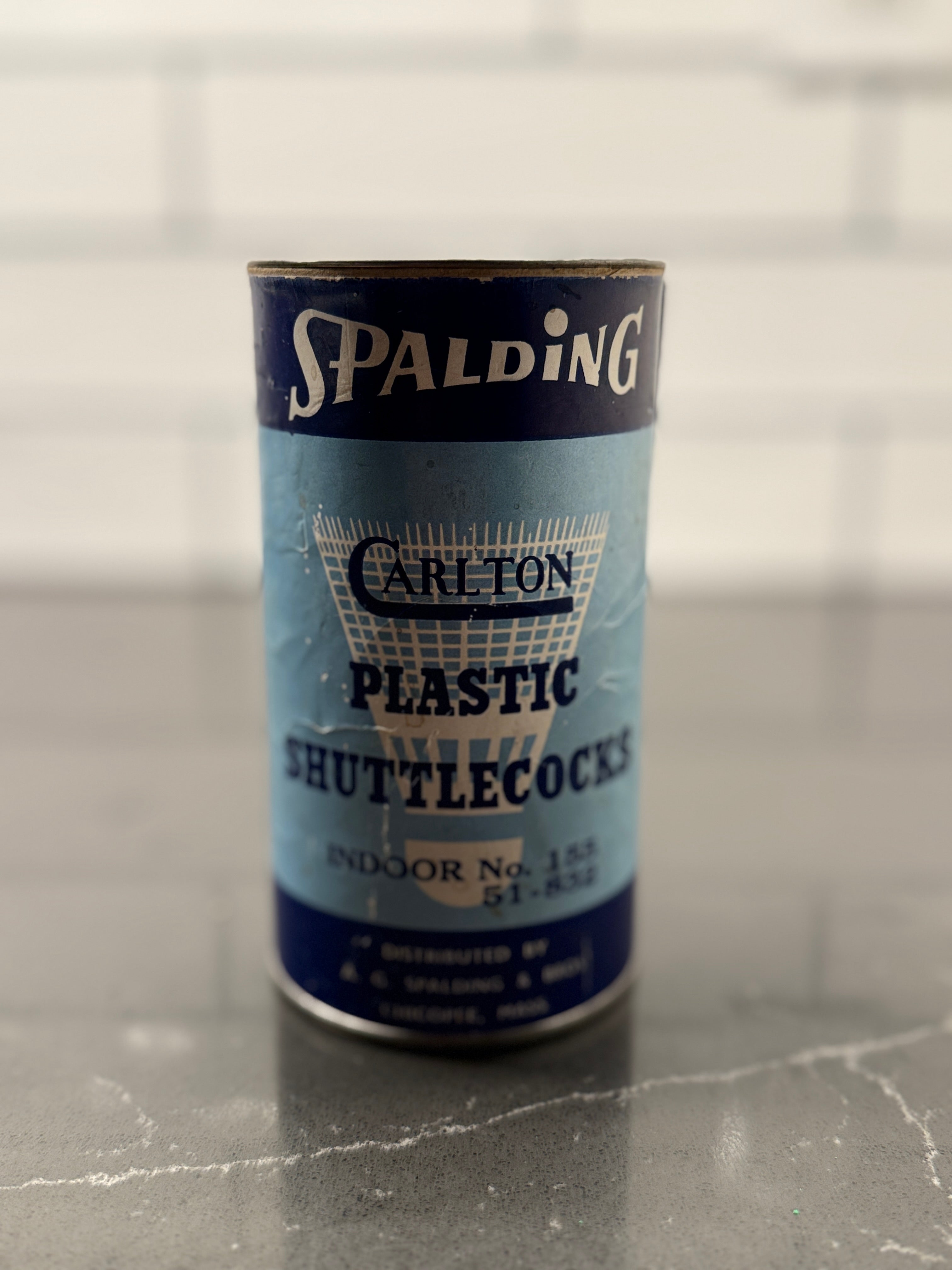 Vintage Spalding “Carlton” Plastic Shuttlecocks – Indoor No. 155 (c. 1960s)