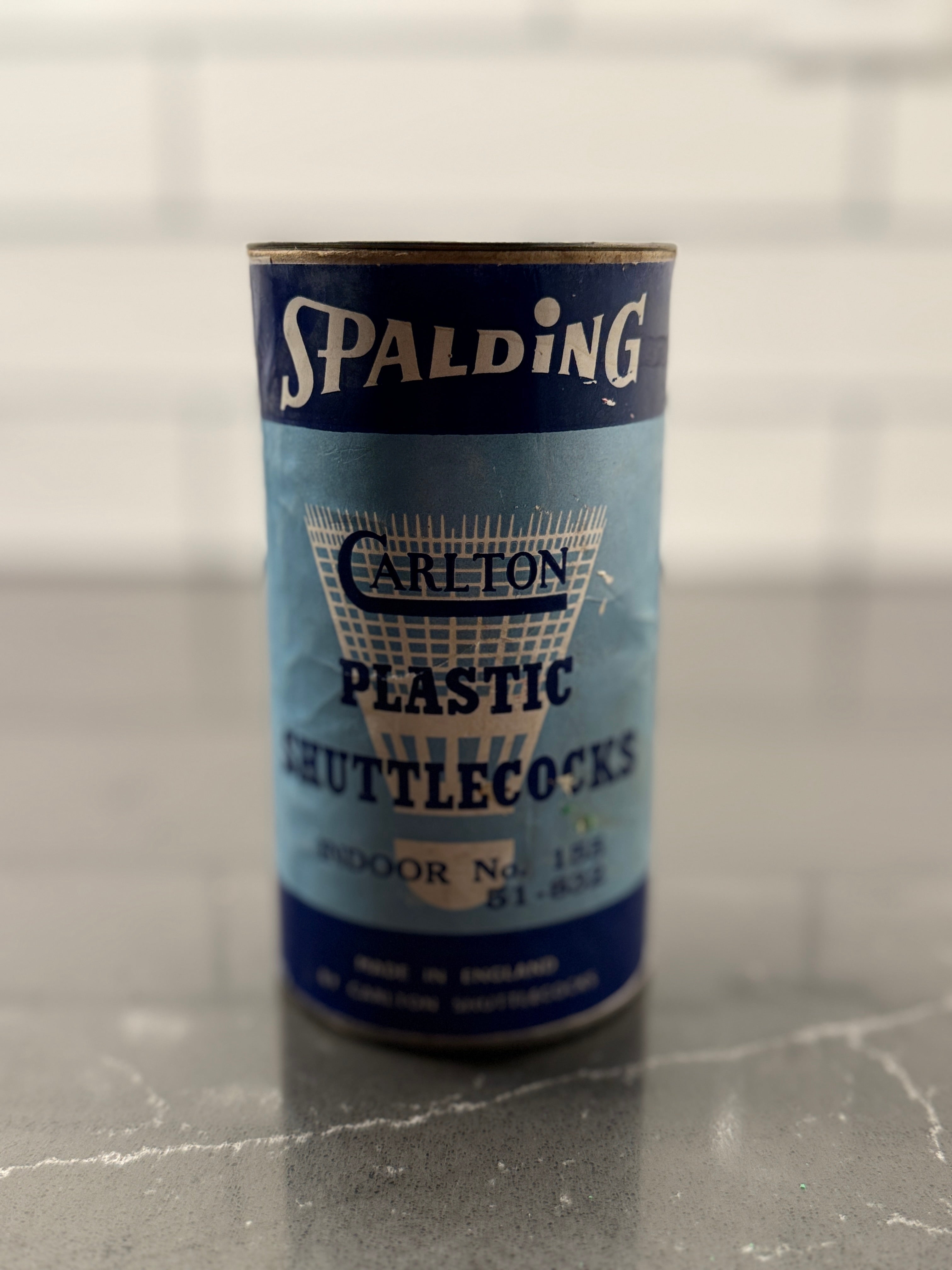 Vintage Spalding “Carlton” Plastic Shuttlecocks – Indoor No. 155 (c. 1960s)
