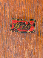 Antique Weis Manufacturing Co. Two-Tier Wood Letter Tray, c. 1920s–1940s
