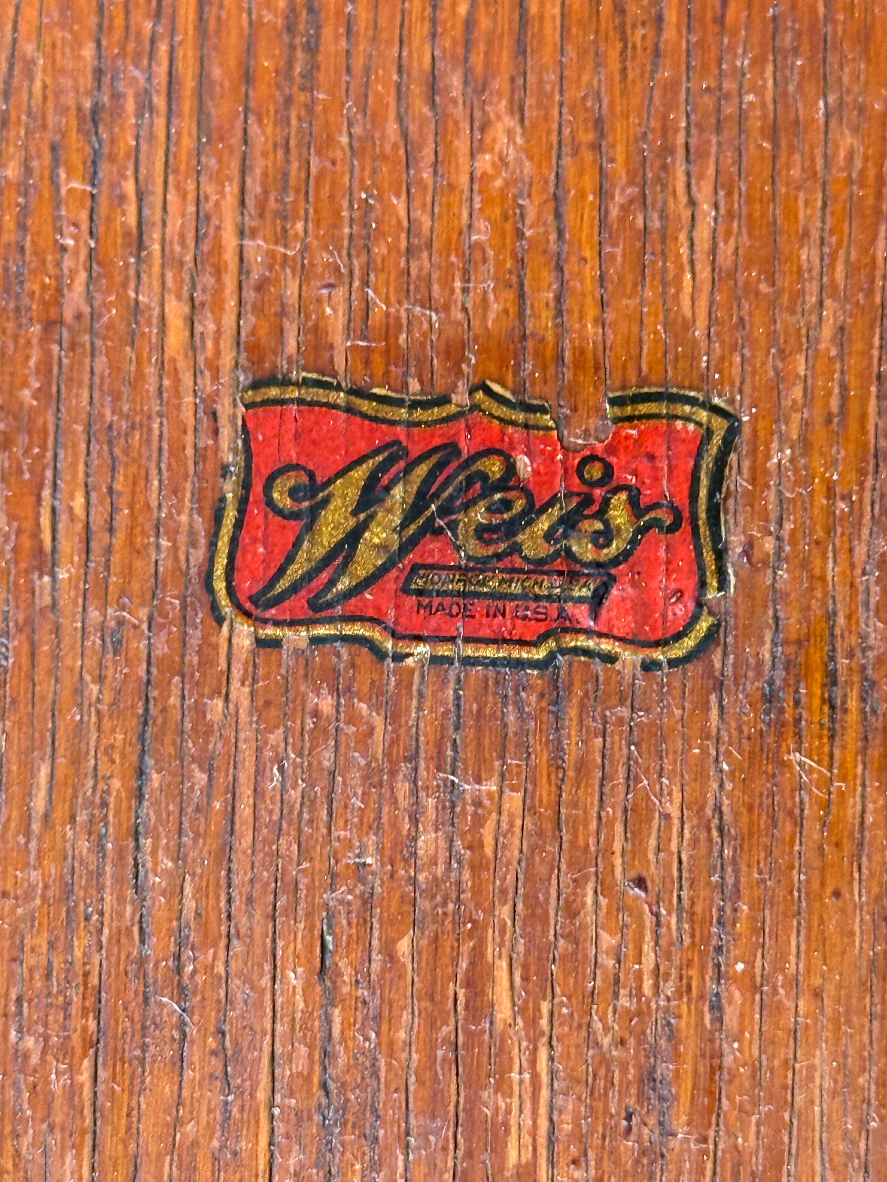 Antique Weis Manufacturing Co. Two-Tier Wood Letter Tray, c. 1920s–1940s
