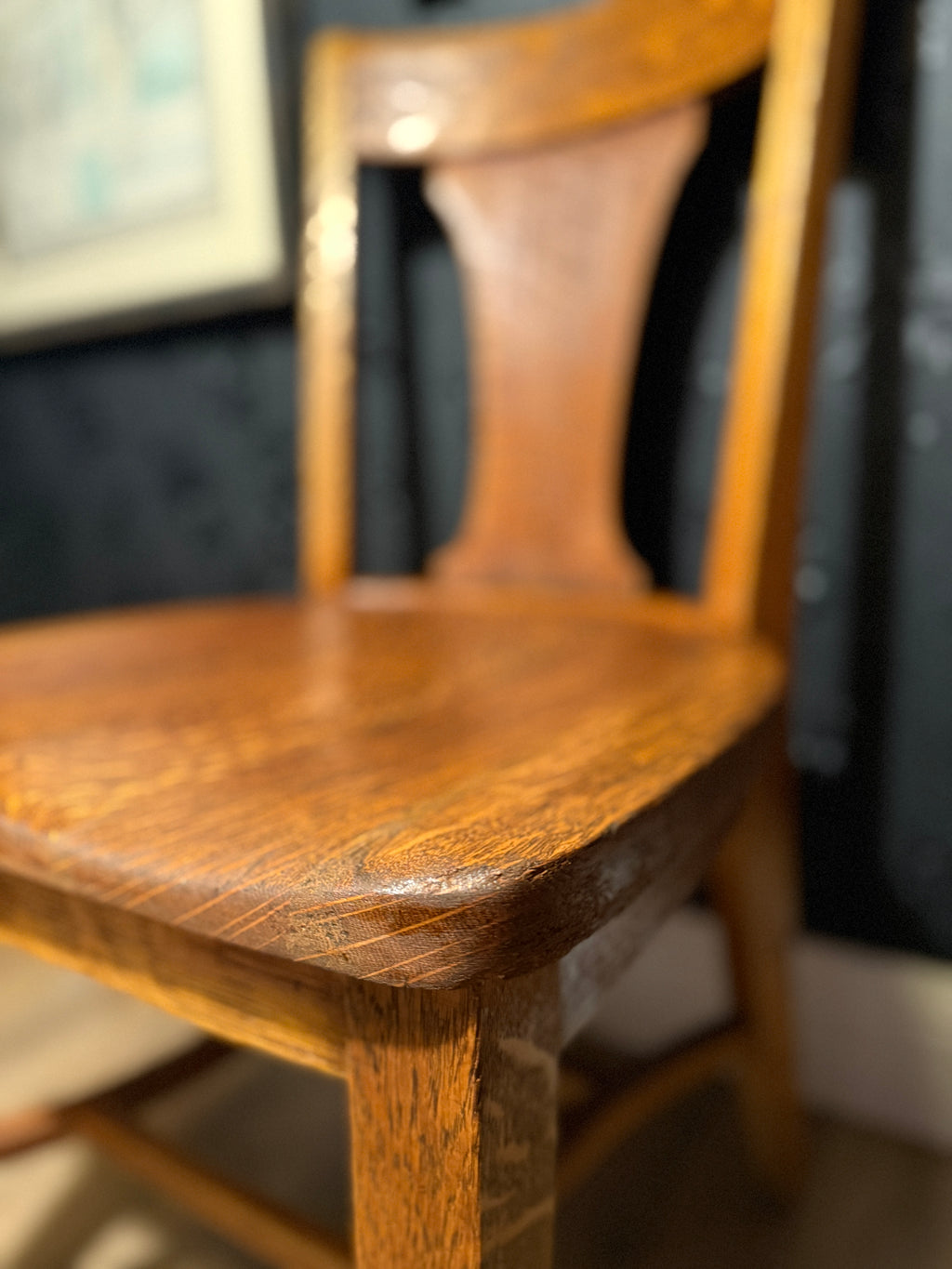 Mission Oak Arts & Crafts Side Chair — Grand Rapids Era, c. 1905–1915