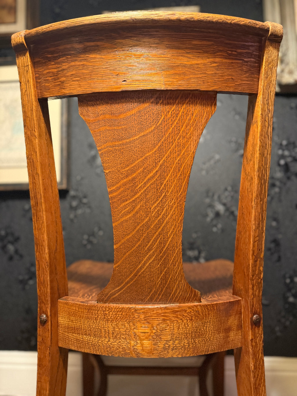 Mission Oak Arts & Crafts Side Chair — Grand Rapids Era, c. 1905–1915