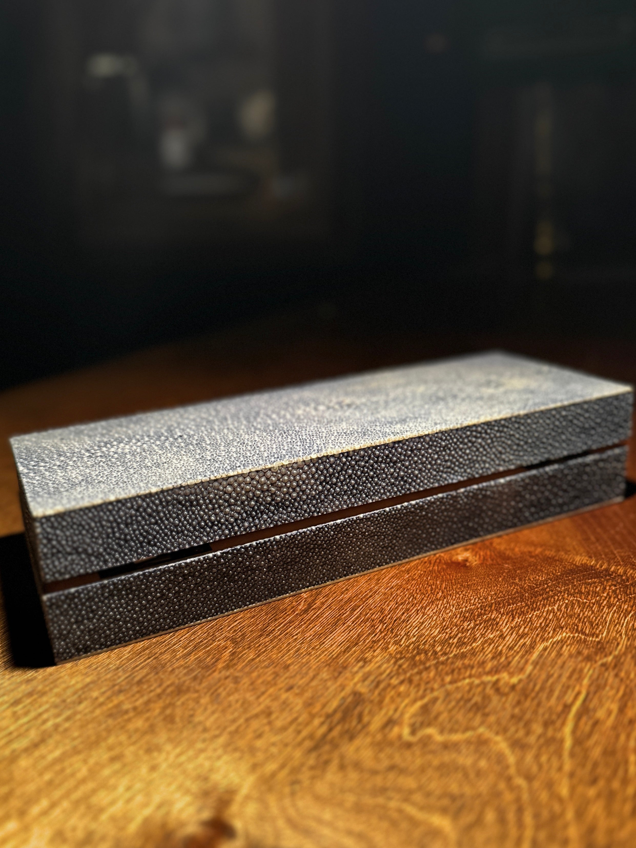 Antique Shagreen Box in Real Stingray | European, c. 1890–1910