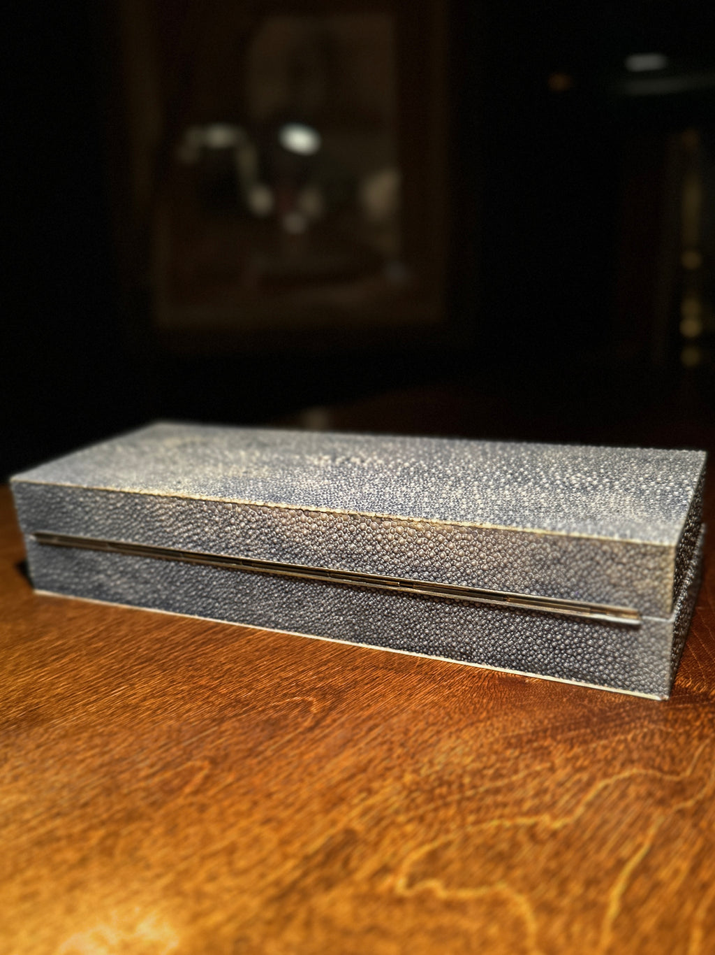 Antique Shagreen Box in Real Stingray | European, c. 1890–1910