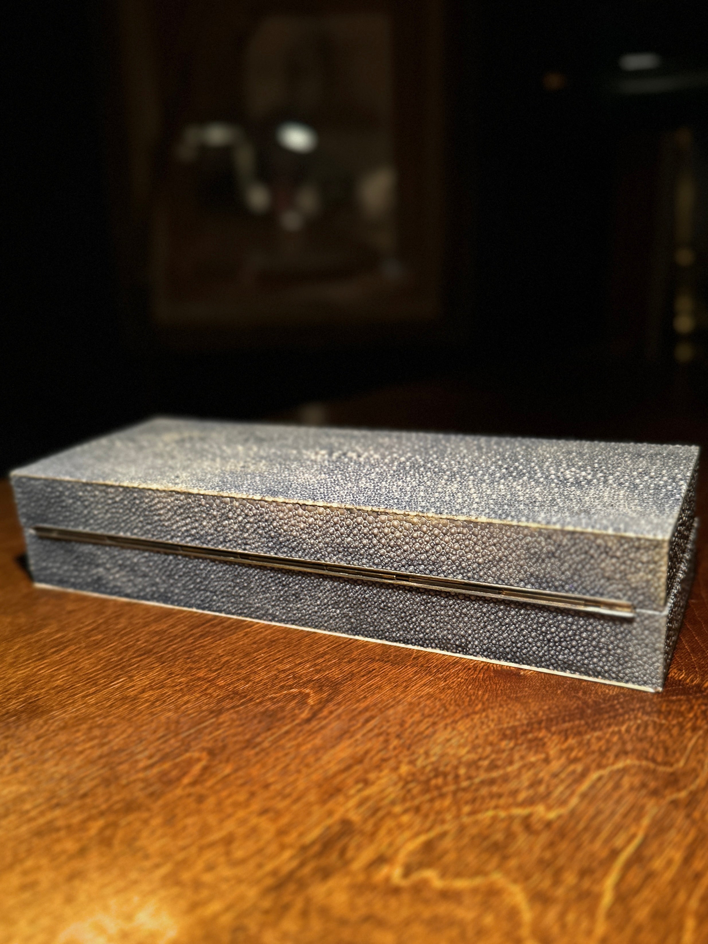 Antique Shagreen Box in Real Stingray | European, c. 1890–1910