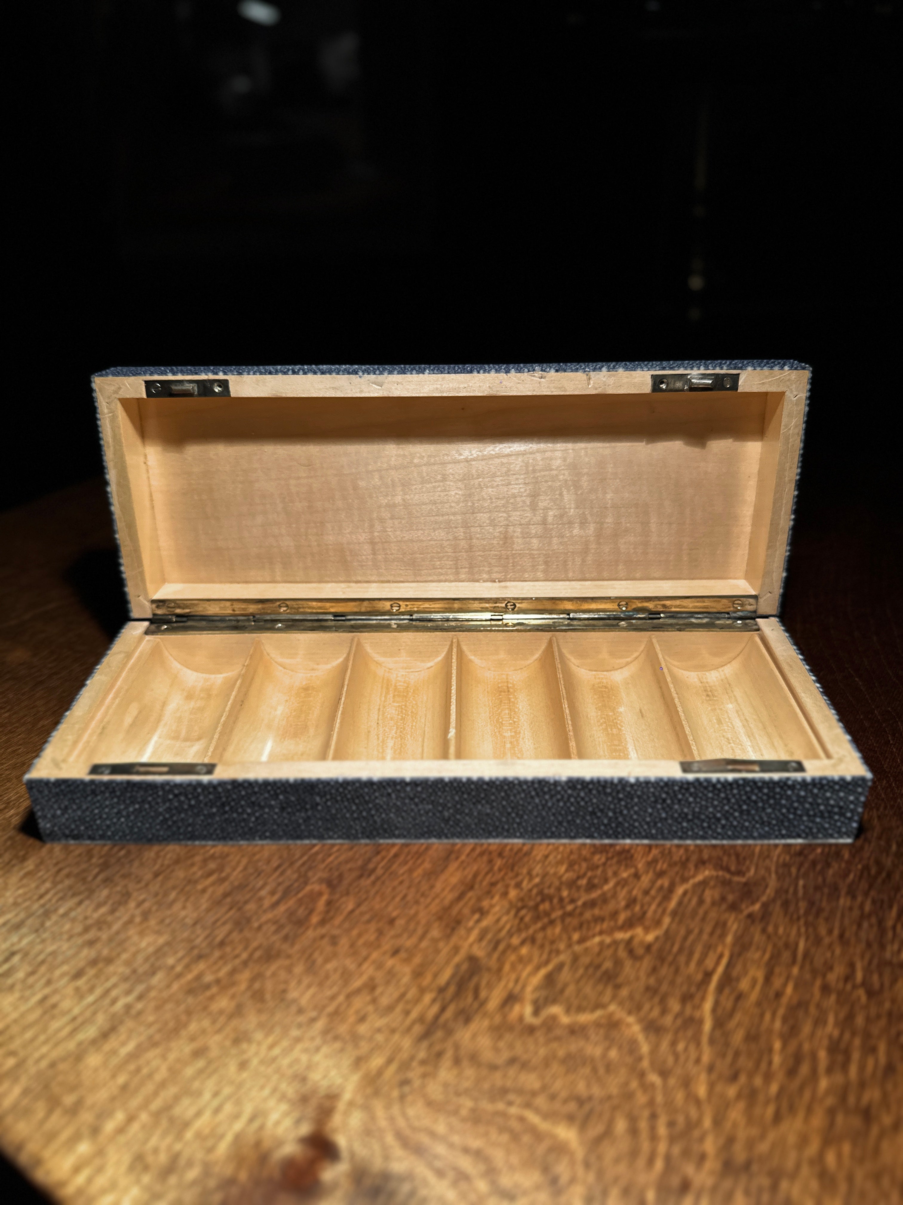 Antique Shagreen Box in Real Stingray | European, c. 1890–1910