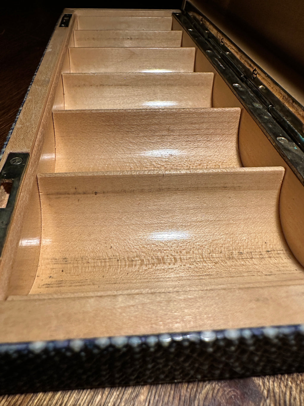 Antique Shagreen Box in Real Stingray | European, c. 1890–1910