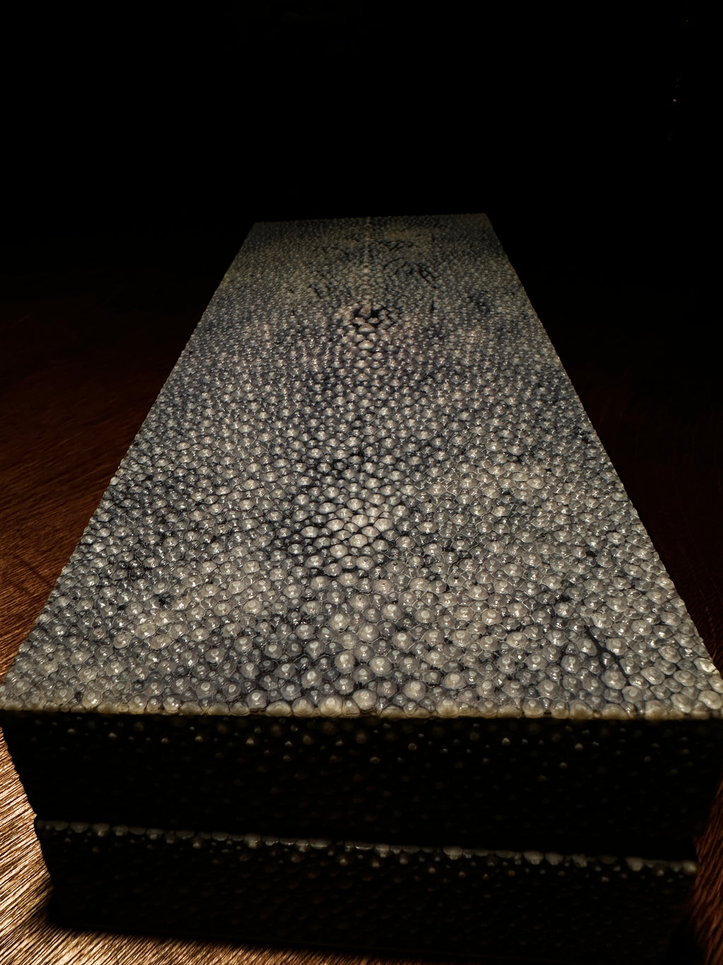 Antique Shagreen Box in Real Stingray | European, c. 1890–1910