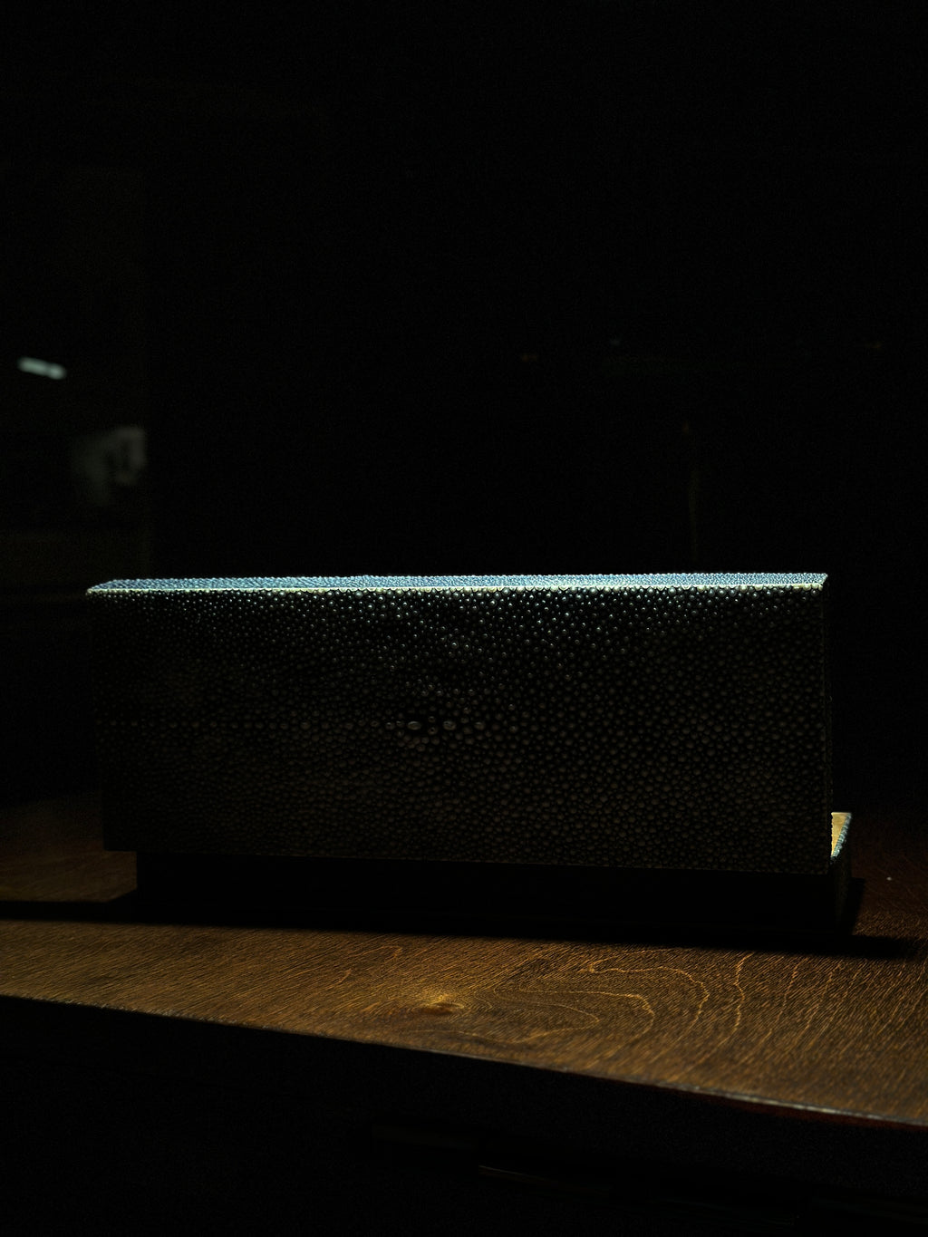 Antique Shagreen Box in Real Stingray | European, c. 1890–1910