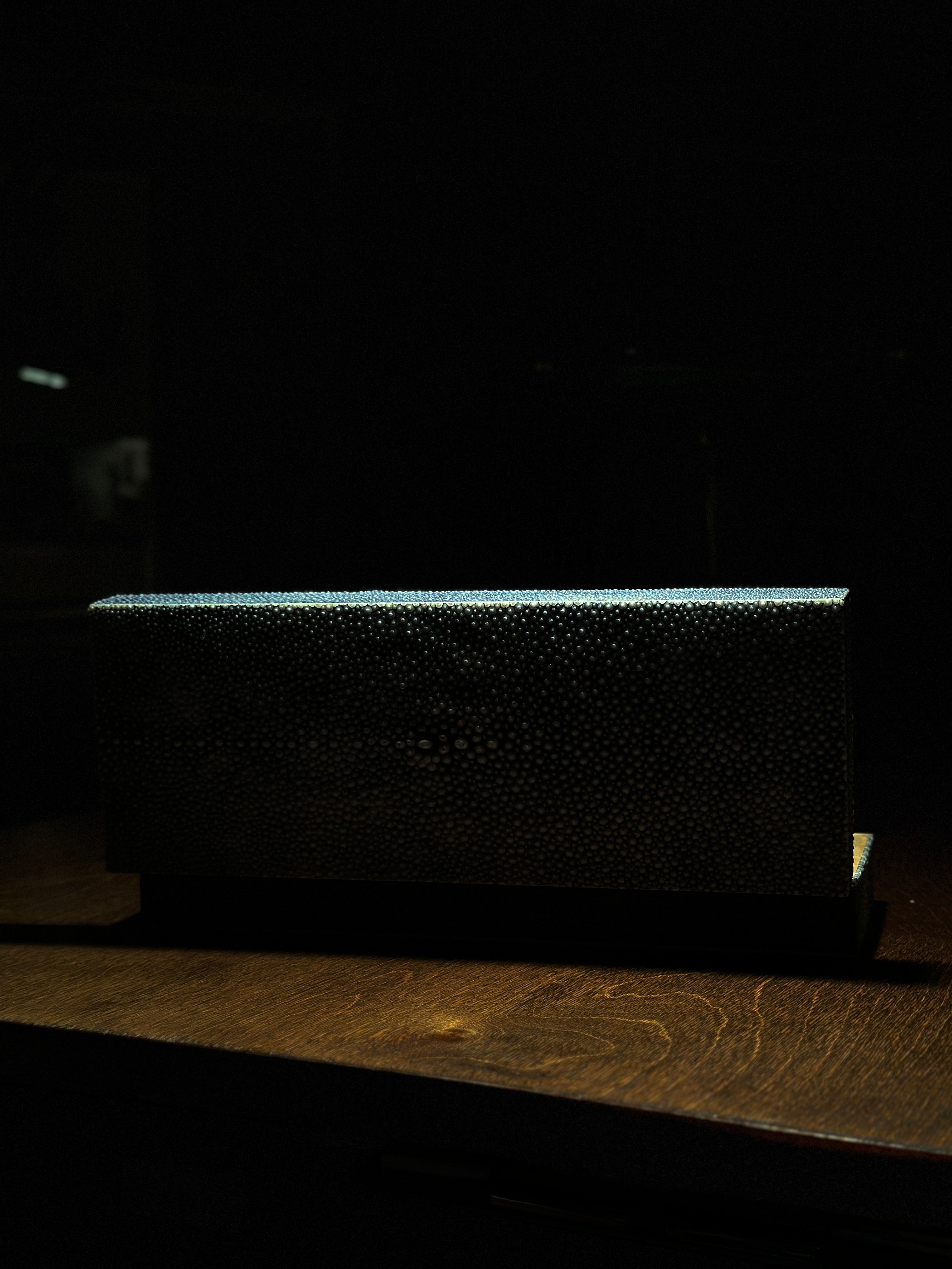 Antique Shagreen Box in Real Stingray | European, c. 1890–1910