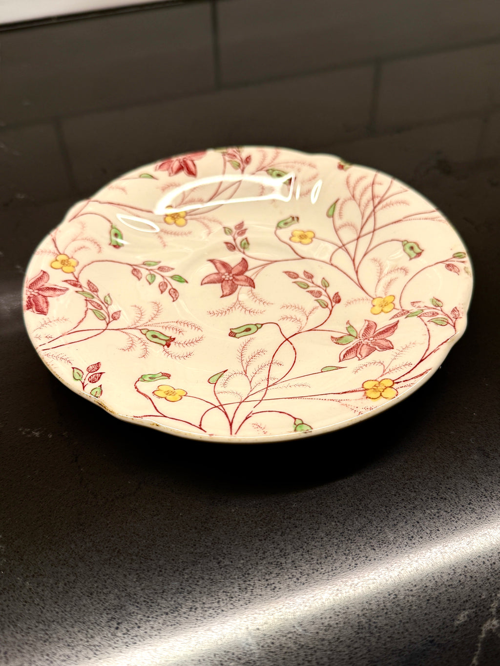 Royal Staffordshire “Chelsea Chintz” Dessert Plate – A.J. Wilkinson Ltd., England, c.1930s–40s
