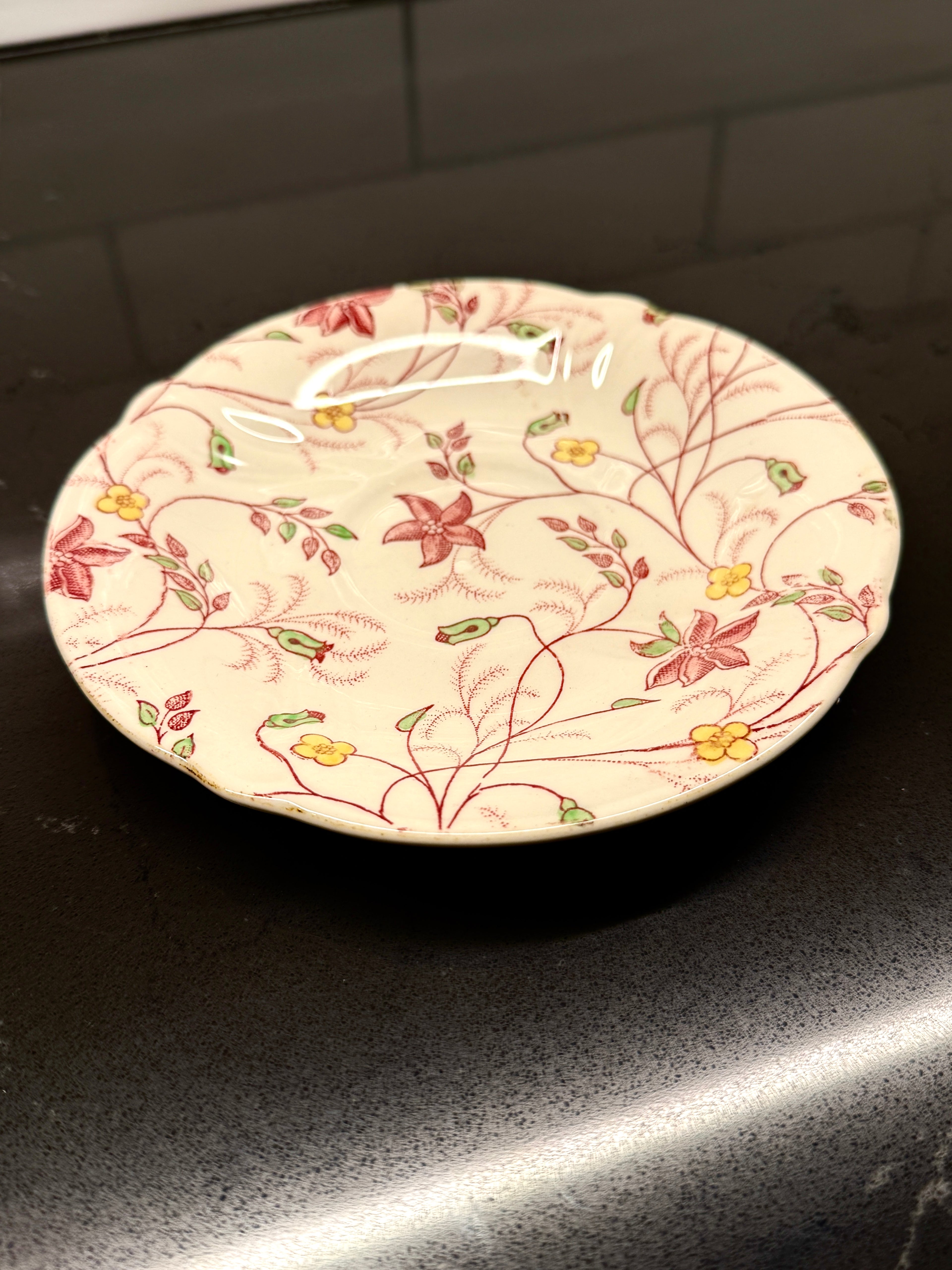 Royal Staffordshire “Chelsea Chintz” Dessert Plate – A.J. Wilkinson Ltd., England, c.1930s–40s