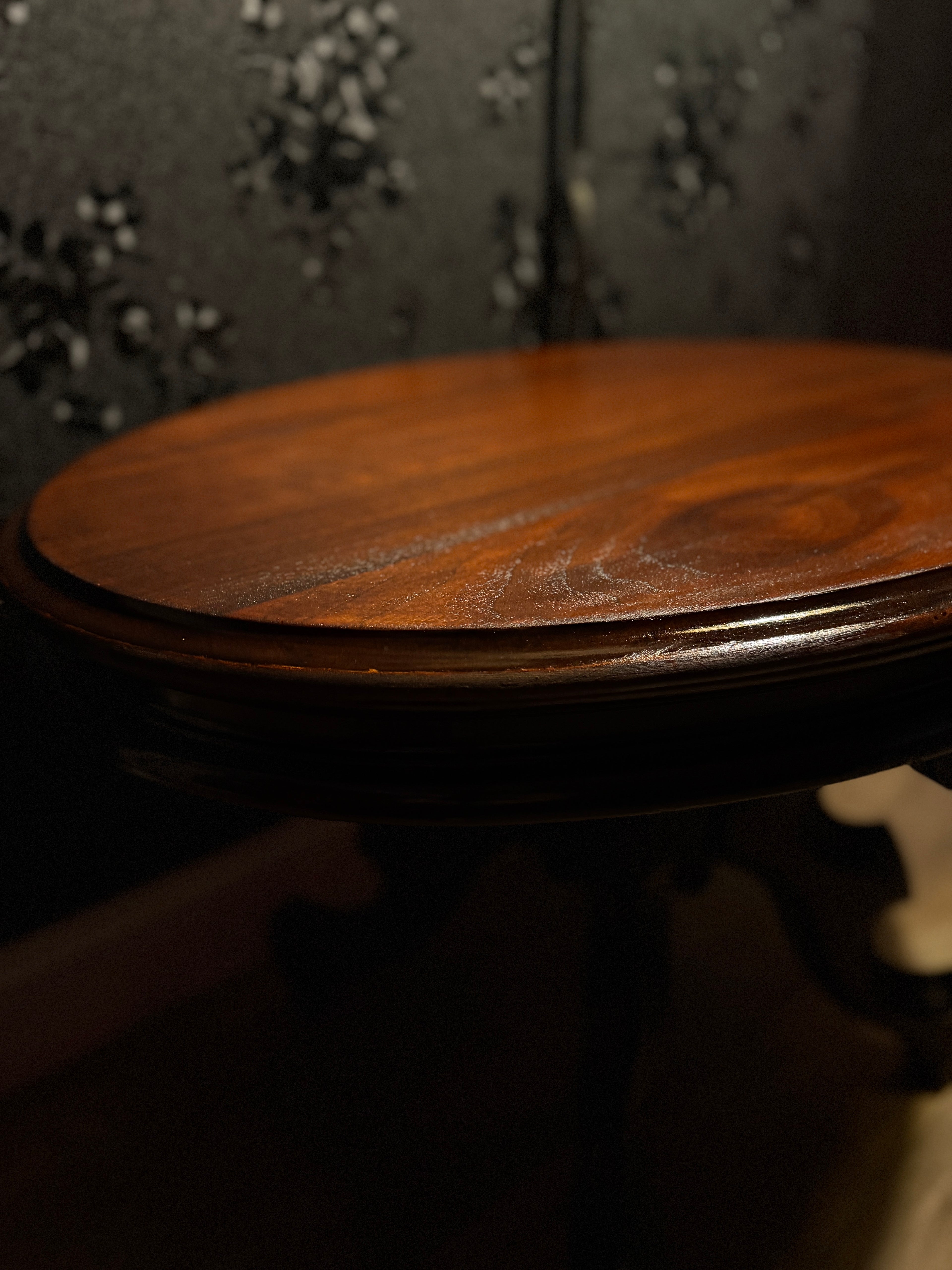 Victorian Quadruple-Scroll Parlor Table (c.1870–1890)