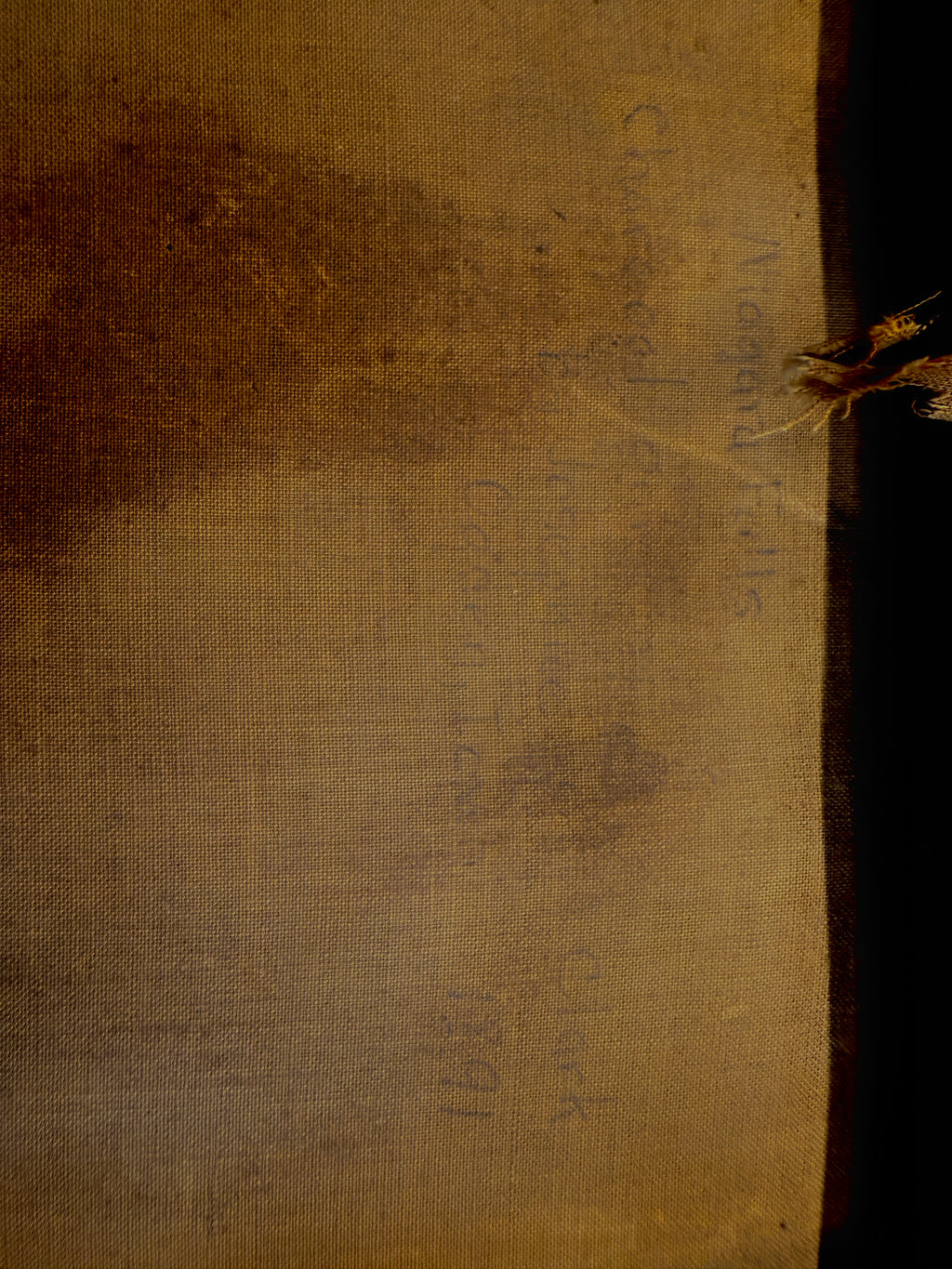 Niagara Falls Charcoal Study, 1891 — Antique Atmospheric Landscape on Canvas