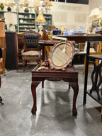 Pair of Chippendale Revival Step-End Tables, Carved Mahogany with Ball-and-Claw Feet, Restored, c. 1935–1955