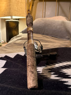 Eagle Claw "Packit" Spin/Fly Combination Pack Rod, Wright &amp; McGill Co. Denver, Honey Fiberglass, c. 1975