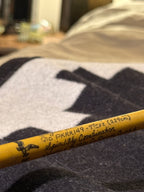 Eagle Claw "Packit" Spin/Fly Combination Pack Rod, Wright &amp; McGill Co. Denver, Honey Fiberglass, c. 1975