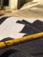 Eagle Claw "Packit" Spin/Fly Combination Pack Rod, Wright &amp; McGill Co. Denver, Honey Fiberglass, c. 1975