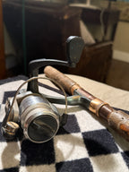 Eagle Claw "Packit" Spin/Fly Combination Pack Rod, Wright &amp; McGill Co. Denver, Honey Fiberglass, c. 1975