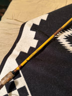 Eagle Claw "Packit" Spin/Fly Combination Pack Rod, Wright &amp; McGill Co. Denver, Honey Fiberglass, c. 1975
