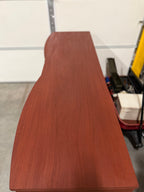 Federal Revival Bow-Front Nine-Drawer Triple Dresser, Mahogany Refinished in Sedona Red, c. 1940–1955