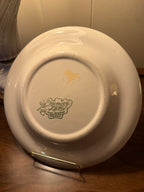 Royal China Memory Lane Transferware Plate, c. 1960s Pink Ironstone