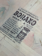 Boraxo "Pastel Heads" Advertising Print on Wood Panel, c. 1907