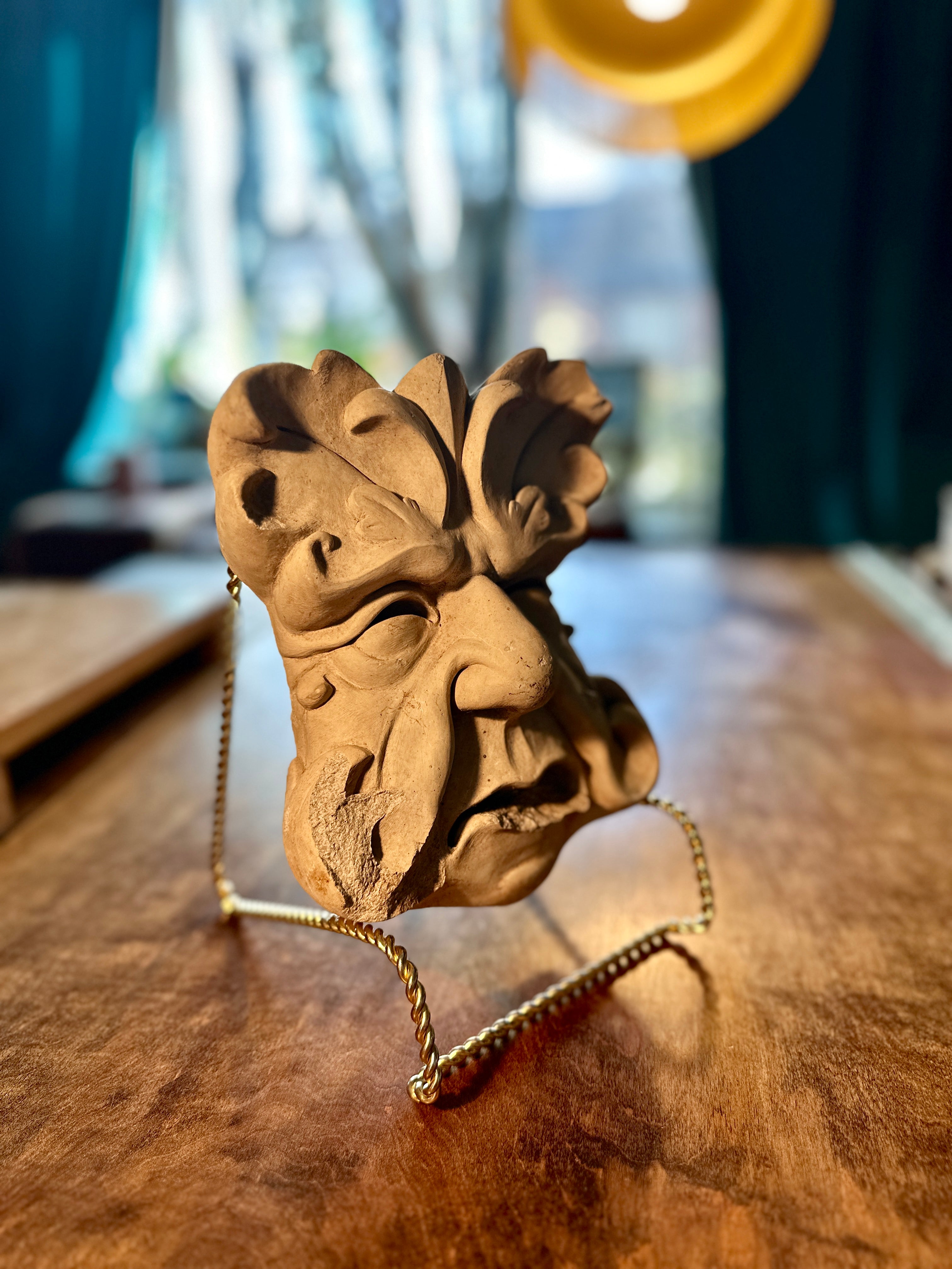 Carruth Studios Garden Grotesque Mask © 2001 – 8 lb Cast Stone Sculpture