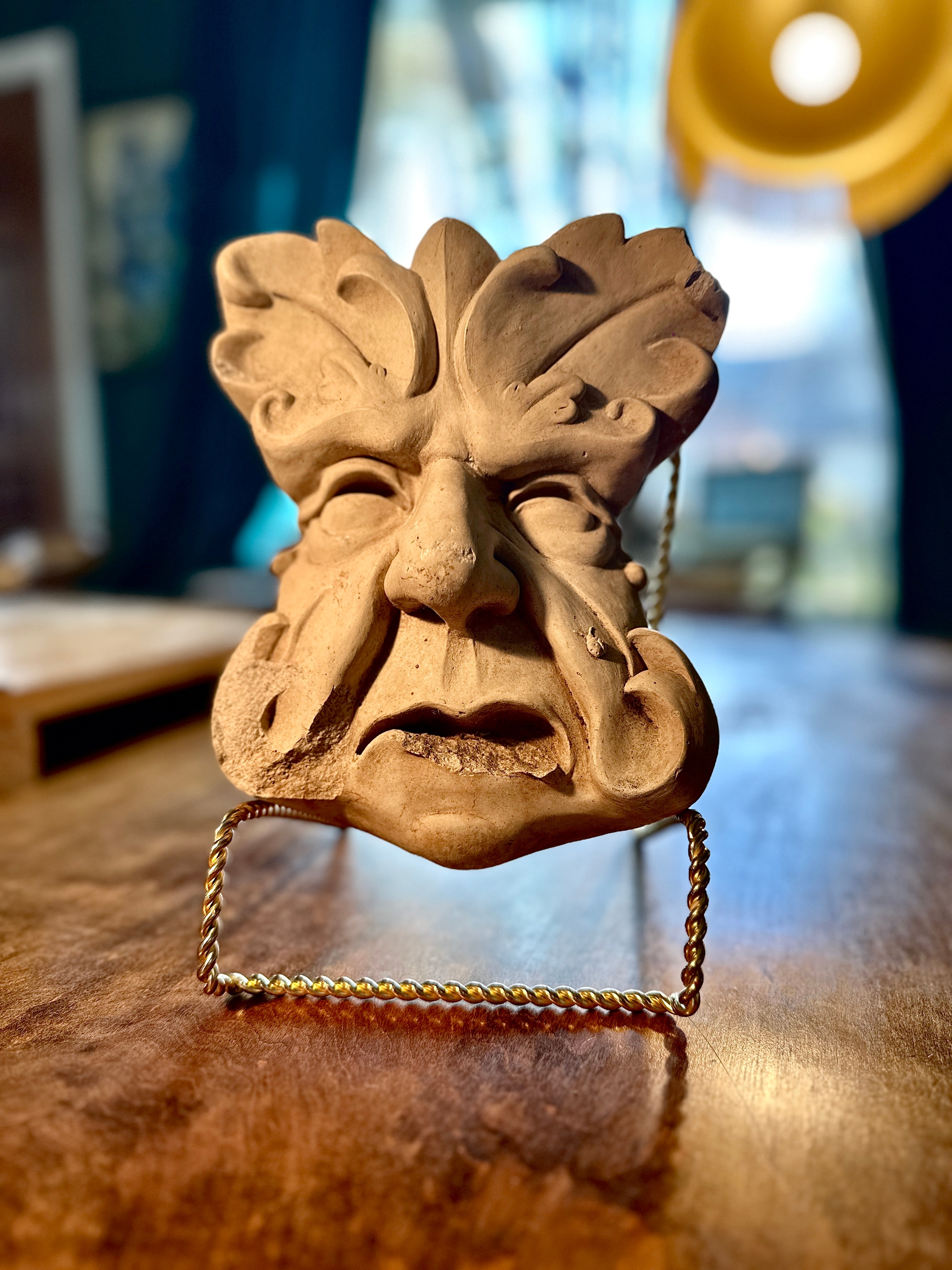 Carruth Studios Garden Grotesque Mask © 2001 – 8 lb Cast Stone Sculpture