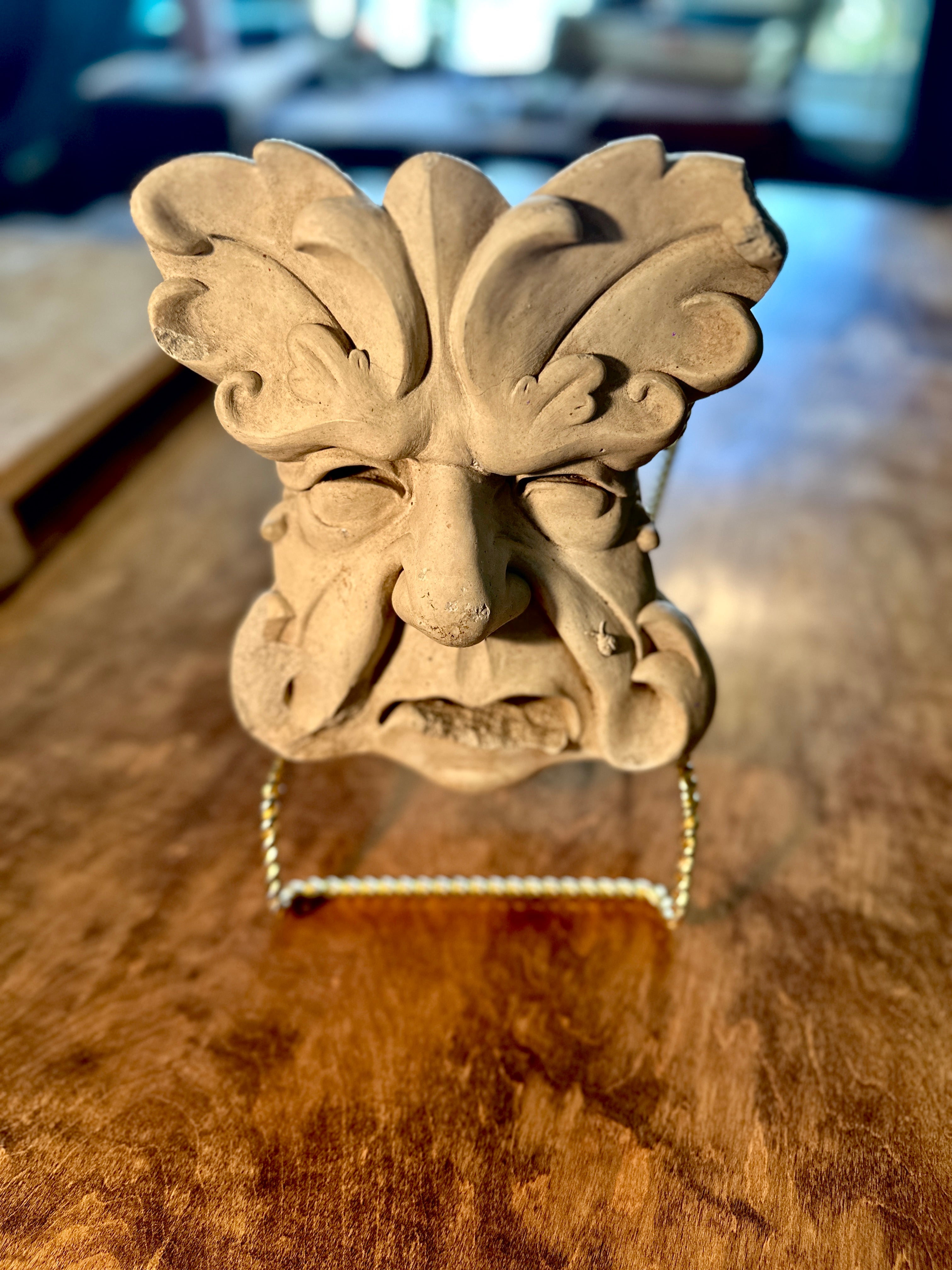 Carruth Studios Garden Grotesque Mask © 2001 – 8 lb Cast Stone Sculpture