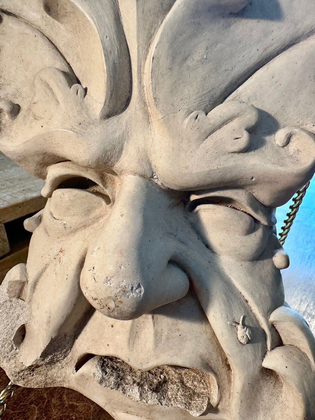 Carruth Studios Garden Grotesque Mask © 2001 – 8 lb Cast Stone Sculpture