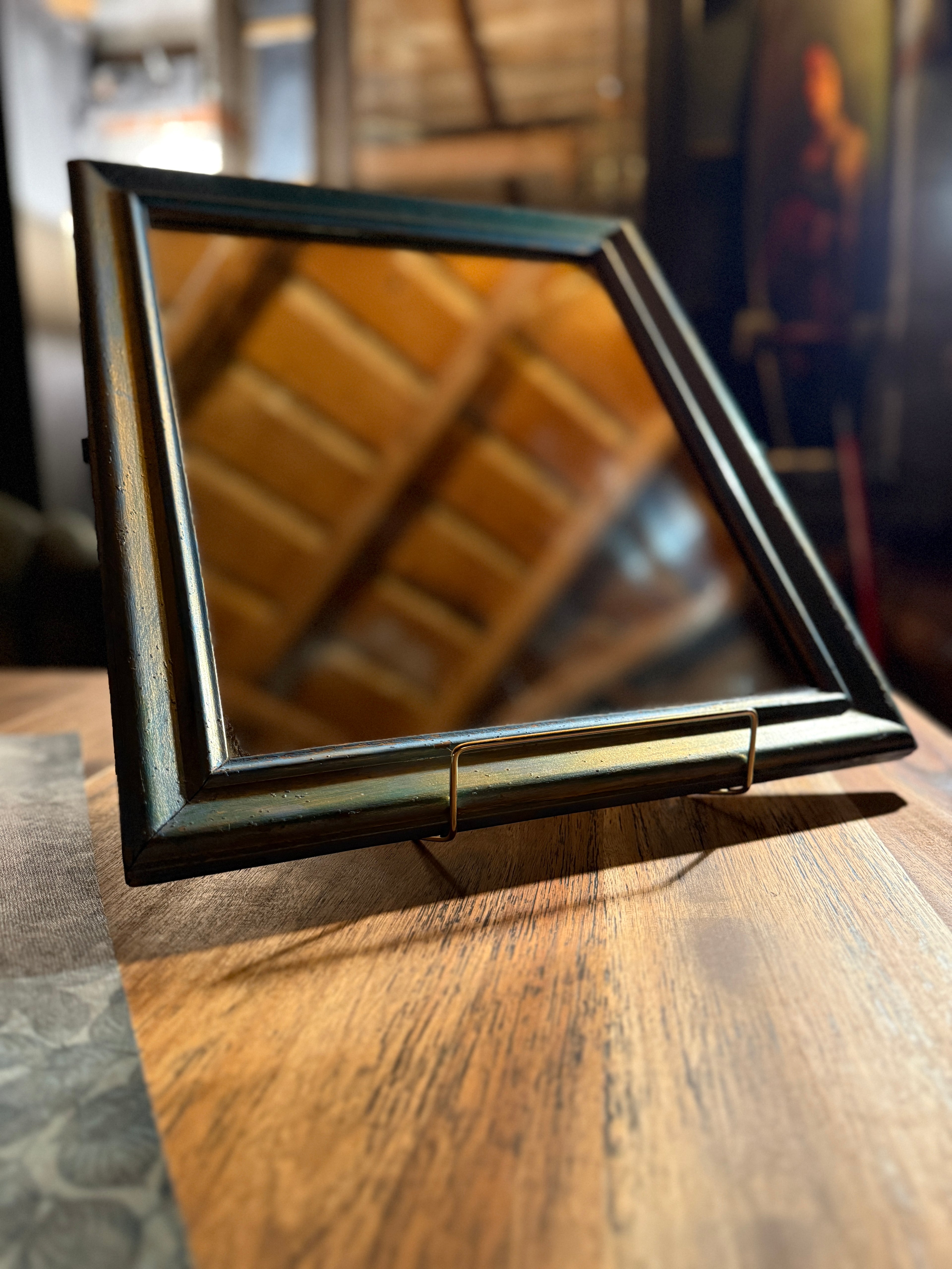 Early Ethan Allen Verdigris Framed Mirror (c. 1945–1955) | American Decorative Arts