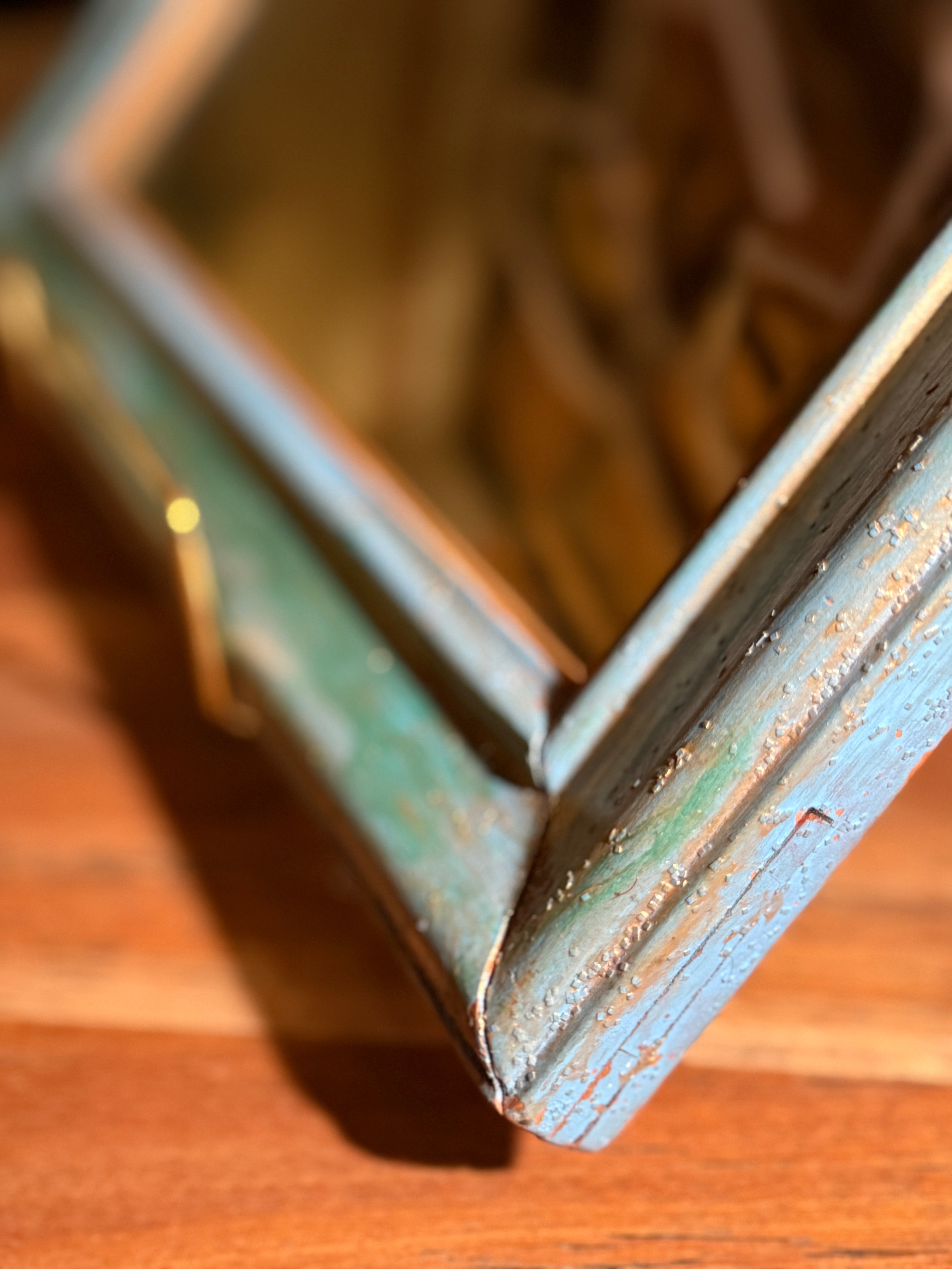 Early Ethan Allen Verdigris Framed Mirror (c. 1945–1955) | American Decorative Arts