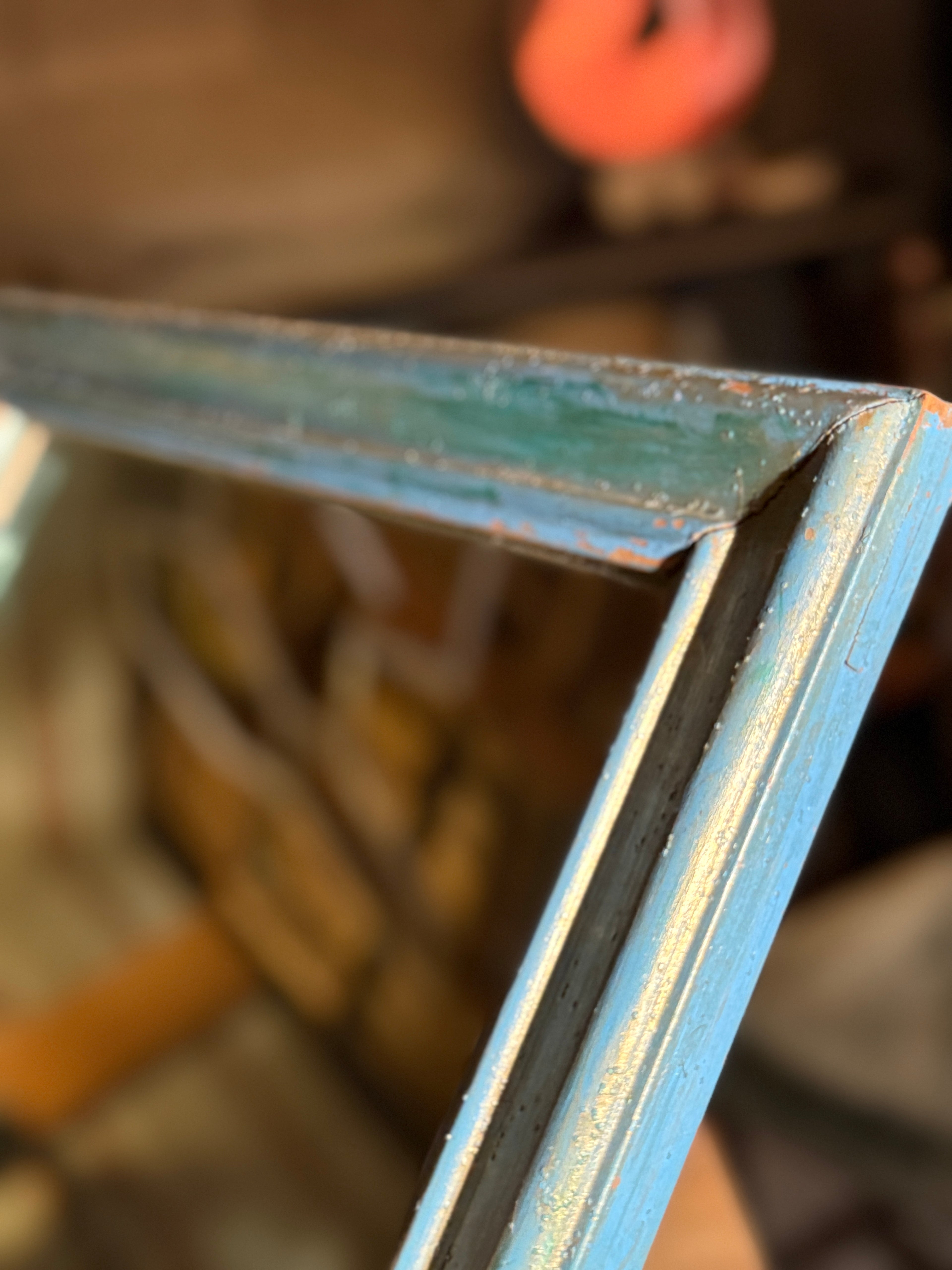 Early Ethan Allen Verdigris Framed Mirror (c. 1945–1955) | American Decorative Arts