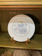 D'Arceau-Limoges “Noël Vitrail” Christmas Plate, La Purification, André Restieau, with Original Factory Case, 1978