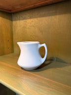Lamberton Sterling Restaurant Ware Individual Creamer, White Vitrified China, Made in U.S.A., c. 1955–1970