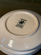 Four Wine Varietal Plates in Relief-Moulded Grapes and Vine, MWW Market, c. 1995–2010