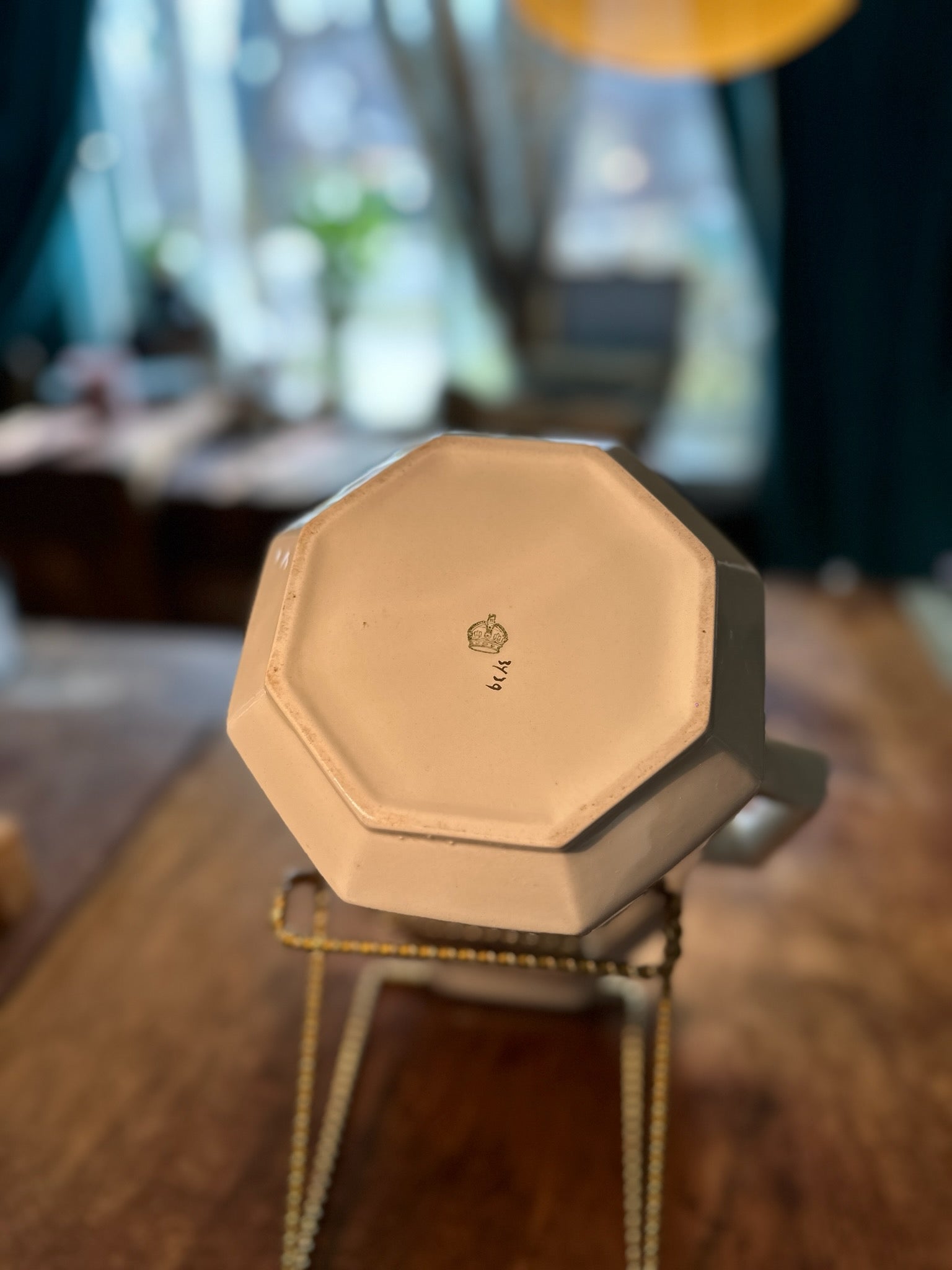 Victorian Burgess &amp; Leigh Floral Transferware Pitcher – English Staffordshire Jug (c 1890-1910)