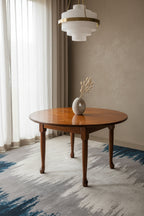 1955 Leopold Stickley Cherry Dining Table | Refinished Solid Wood Oval Extension Table