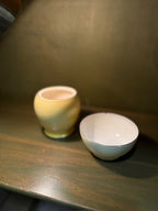 Vintage Royal Winton Rosebud Sugar Bowl & Footed Bowl, c. 1930–1955