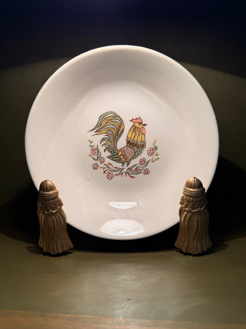 Mid-Century Taylor Smith & Taylor Rooster Coupe Bowl, c. 1960–1981
