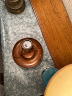 Mid-Century Woodbury’s Woodware Chip and Dip Tray with Glass Insert