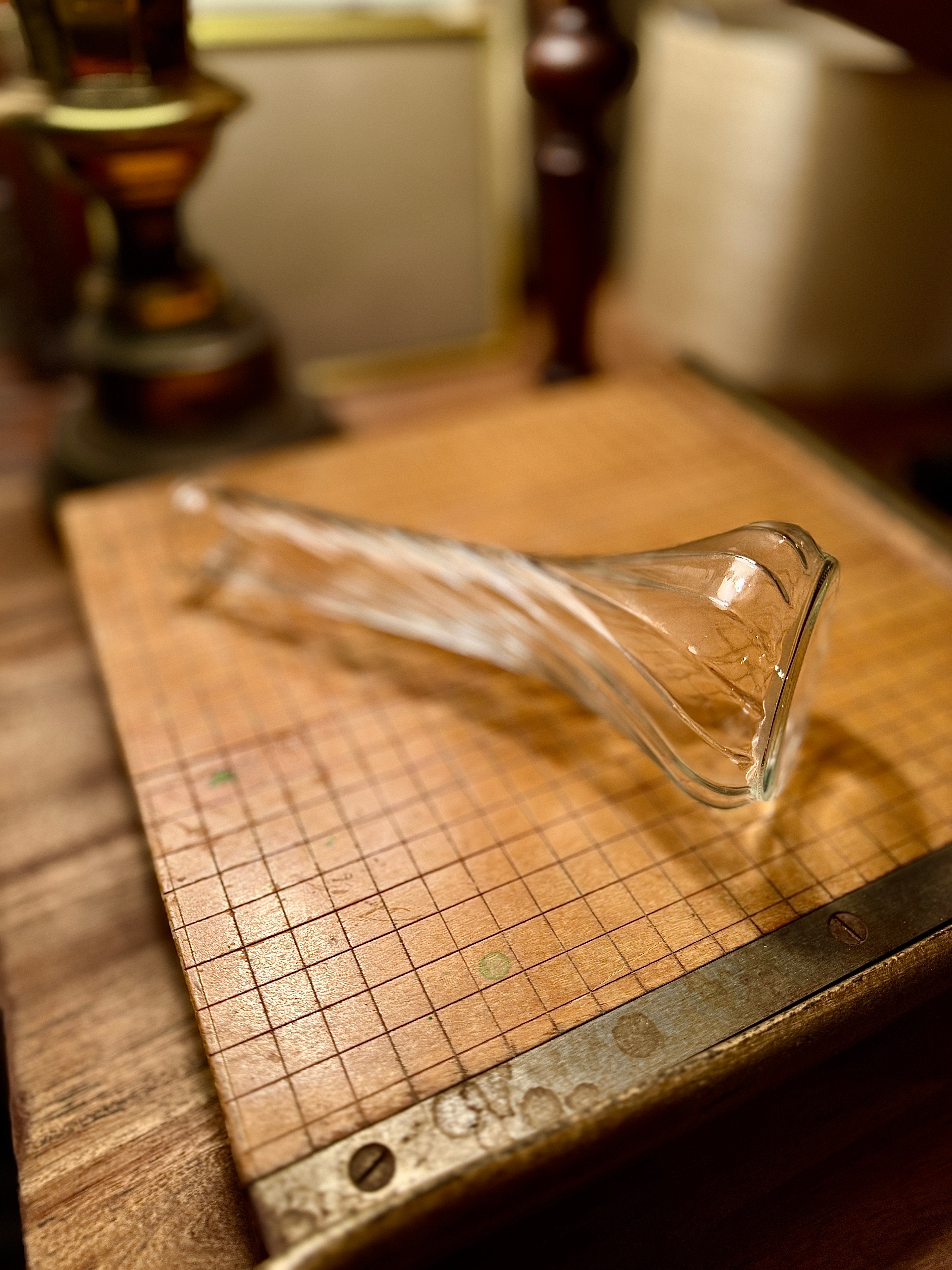 Hoosier Glass Spiral Bud Vase | Marked 4098A | c. 1920s–1940s