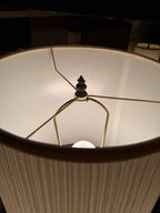 Vintage Brass Table Lamp, c. 1930s–1940s, Neoclassical Baluster Form