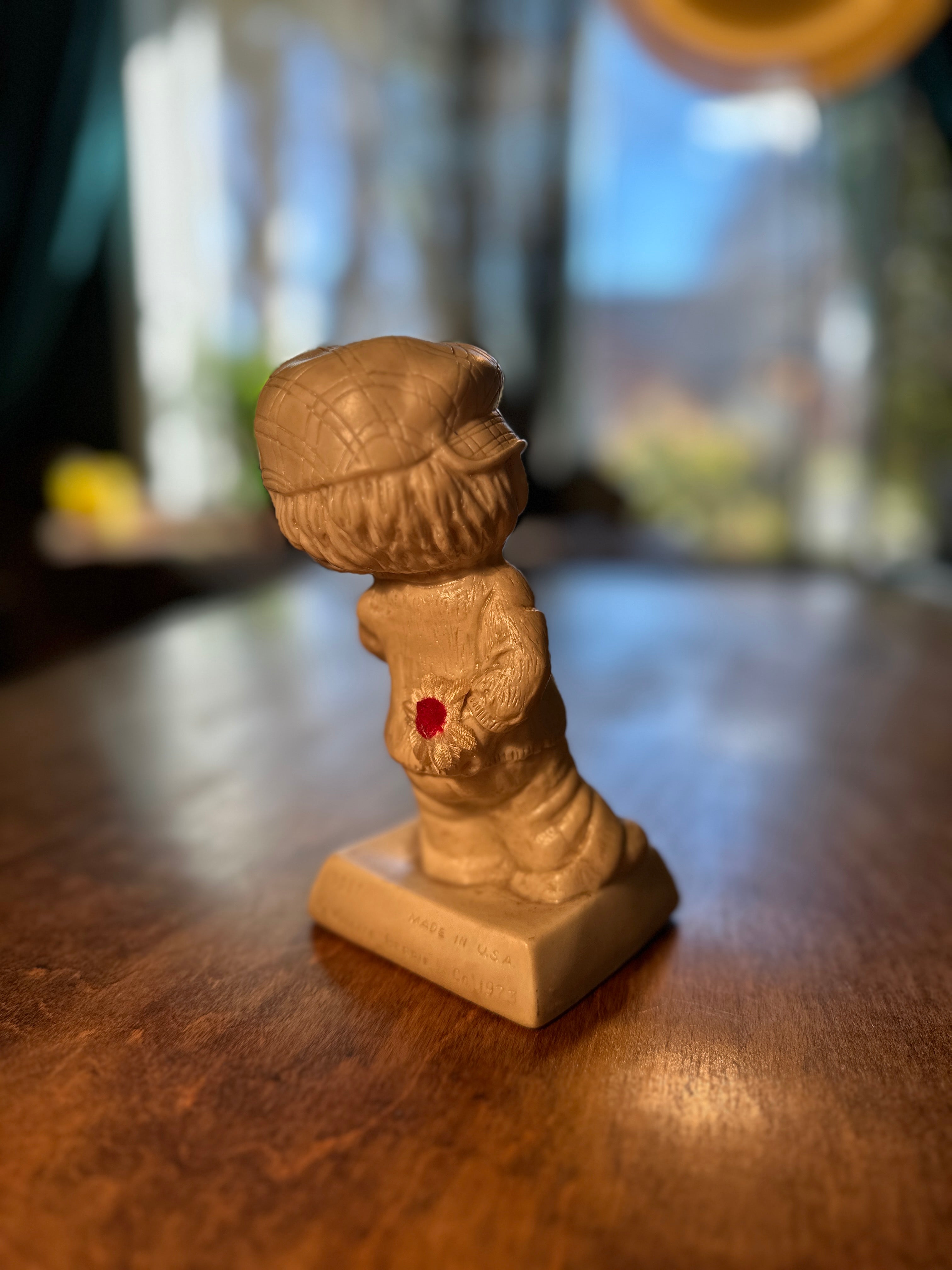 Vintage 1973 Wallace Berrie “I Like You / I Love You This Much” Figurine Pair – Made in USA Sentimental Collectible