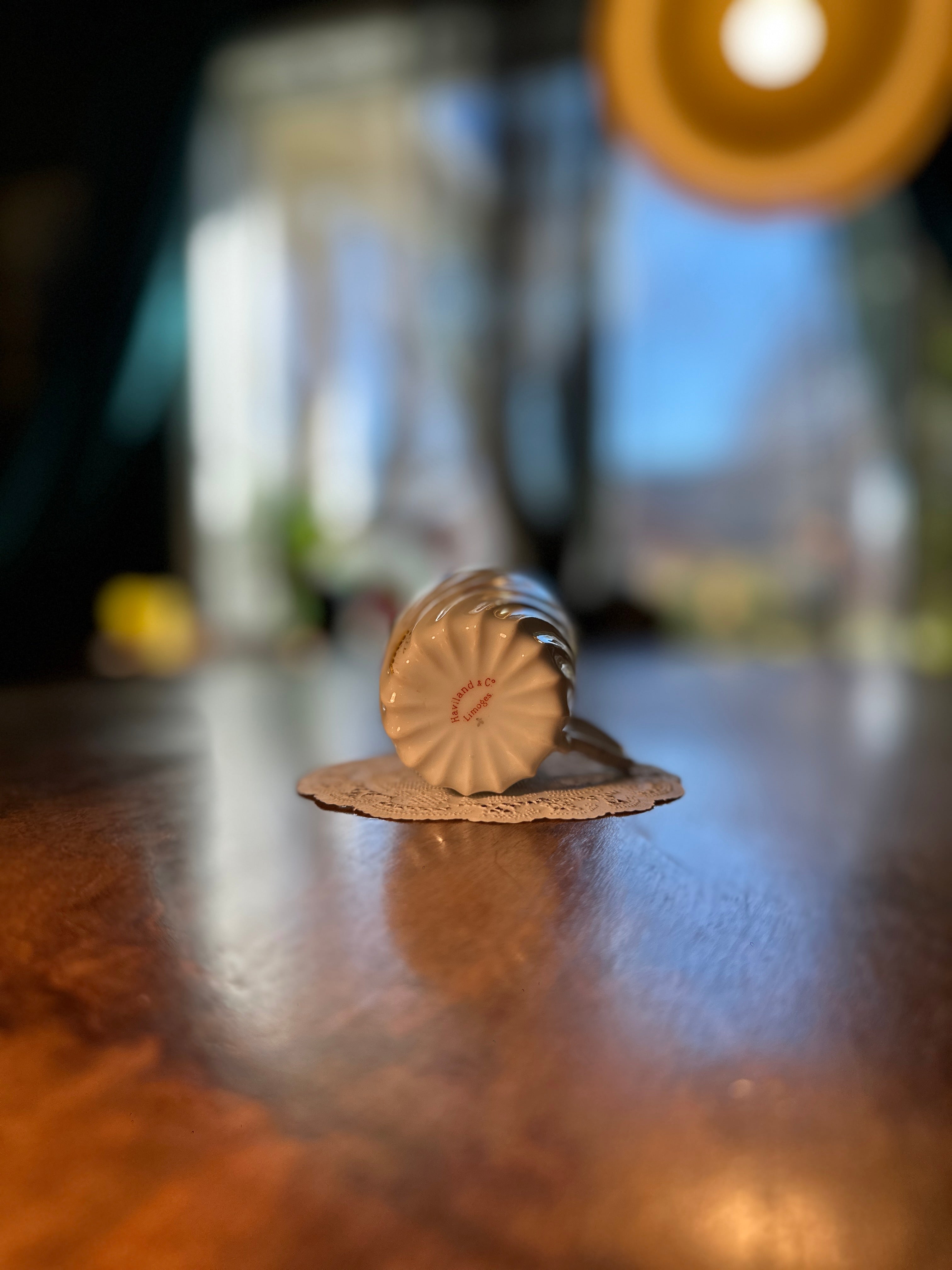 Antique Haviland Limoges Butterfly Demitasse Cup – Hand Painted French Porcelain (c. 1890 - 1910)