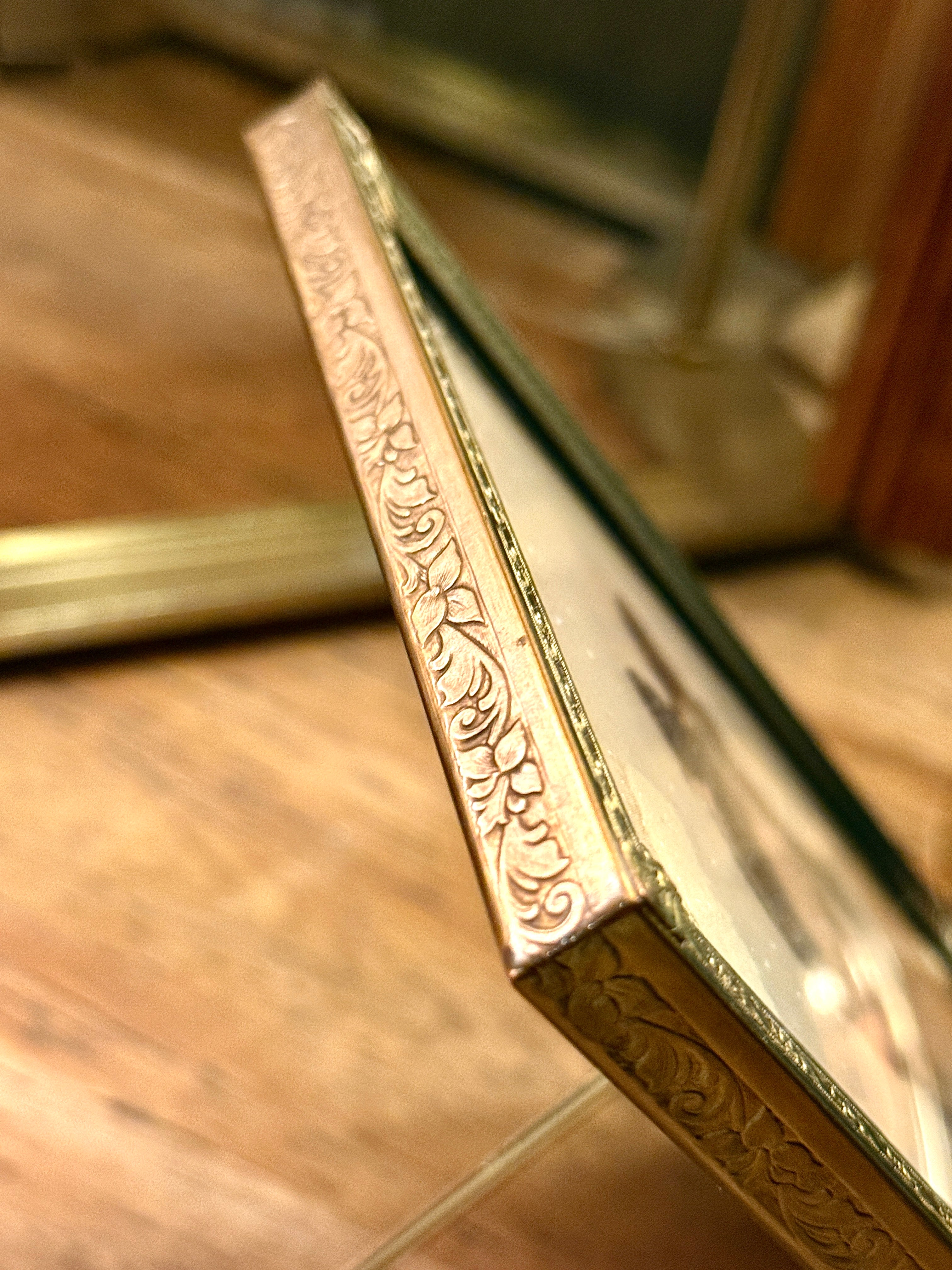 Hollywood Studio-Era Brass Picture Frame with Dorothy Lamour Image | c. 1935–1945